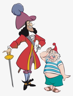 Captain Hook Transparent Png - Peter Pan Captain Hook And Mr Smee