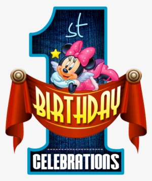 1st Birthday Celebrations Png Logo Free Downloads - 1st Happy Birthday Png
