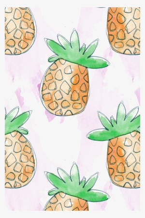 Fruit Auglis Pattern Hand Background Transprent Png - พื้น หลัง ลาย สับปะรด