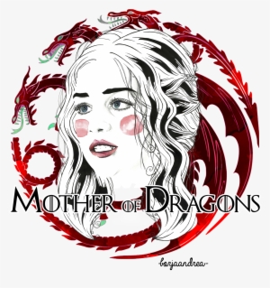 Game Of Thrones - Khaleesi Dragon Poster Print (portrait) - A4, 11.7