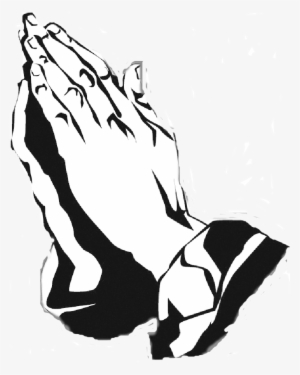 Praying Hd Transparent Images - Prayer Hands Clipart Black And White