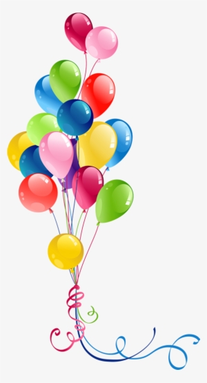 Transparent Bunch Balloons Clipart - Feliz Cumpleaños Maria Eugenia