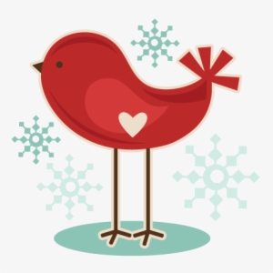 Winter Bird Svg Cutting File Free Svg Cuts Christmas - Clip Art Winter Bird