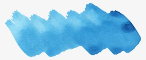 Png File Size - Blue Watercolor Stain Png