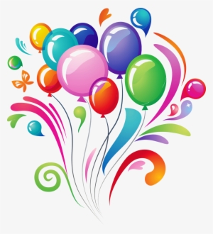 Happy Birthday Balloons Png - Birthday Png