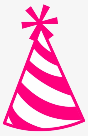 Picture Black And White Library Birthday Transparent - Pink Party Hat Clip Art