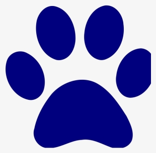 Print Dog Bear Paw Blue Dog Dog Paw Paw Pa - Blue Paw Print Logo