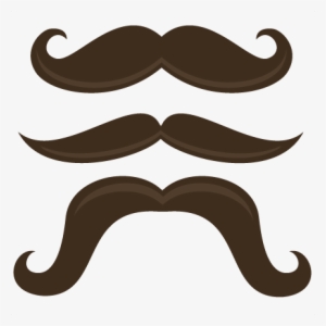Mustache Clip Art No Background - Handlebar Mustache Clip Art