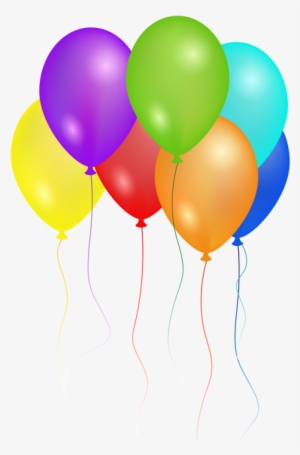 Birthday Party Balloons Png Image - Happy Birthday Balloons Png