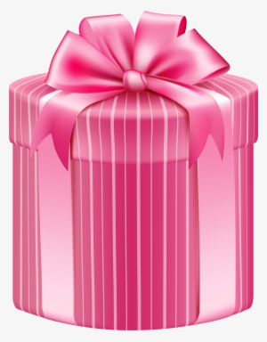 Red And Green Christmas Gift - Pink Gift Box Png