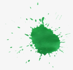 Free Download - Green Ink Splatter Png