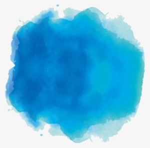 Watercolor Dots Png - Blue Water Paint Png