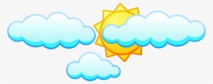 This Free Icons Png Design Of Sun Under Clouds