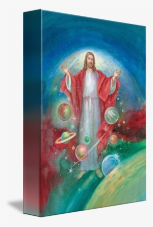 Arms Open Jesus Png - Giclee Painting: Monti's Jesus With His Arms Open Wide