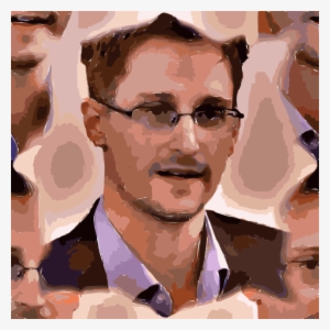 Edward Snowden Tile Computer Icons Download Glasses - Clip Art