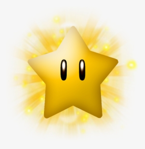 Power Star - Power Star Mario Png