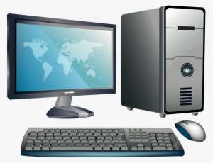 Desktop Computer Png Clipart - Download Images Of Computer