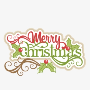 Free Icons Png - Merry Christmas Font Clipart