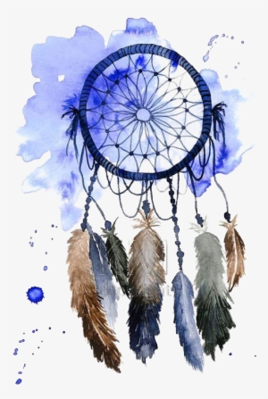 Painting Drawing Transprent Png - Dream Catcher Watercolor Painting