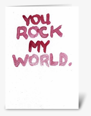 You Rock My World - Poster