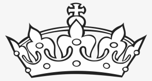 Graphic Free Stock Crown Clipart Watercolor - Crown Clipart Black And White