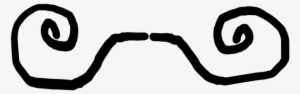 Movember Moustache Line Art Draw Transprent Png - Drawn Moustache