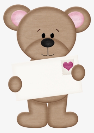 Clipart Bear Valentines - Teddy Bear Name Tag