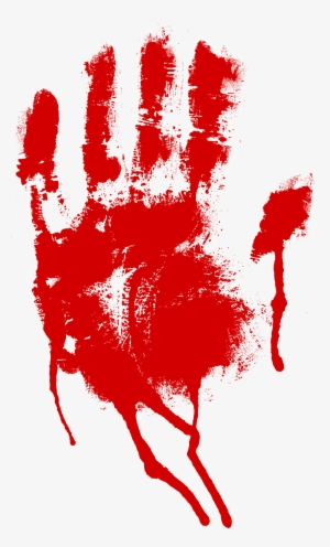 Free Download - Bloody Handprint Png