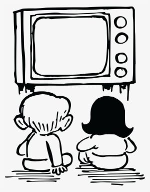 This Free Icons Png Design Of Watching Tv