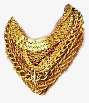 Necklace Gold Chain Chains Necklaces Jewellery Thuglife - Picsart Png Gold Chain