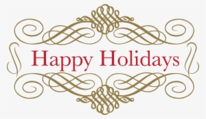 Happy Holidays Clip Art Png Png Royalty Free - Happy Holidays Clip Art