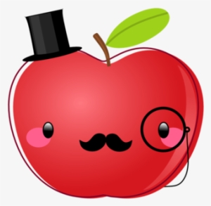 Png Black And White Stock Activities Free Dapper Apple - Cute Apple