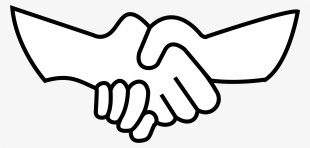 Png Royalty Free Holding Clip Art Handshake Transprent - Helping Hand Clipart Black And White