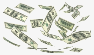 Falling Money Transparent Png Svg Library Stock - Transparent Money Falling Png