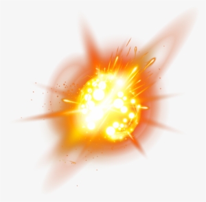 Explosion Png - Orange Light Effect Png