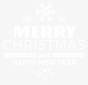 Merry Christmas And Happy New Year Text Png Clip Art