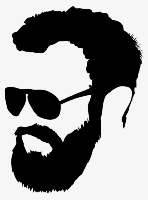 Png File Size - Beard Silhouette Png