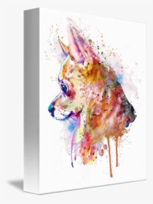 Clip Art Library Download Chihuahua By Marian Voicu - Watercolor Chihuahua Mug