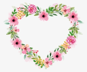 Clip Black And White Download Www Freeprettythingsforyou - Flower Heart Png