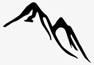 Free Mountain Clipart Black And White Image - Mountain Clip Art Free