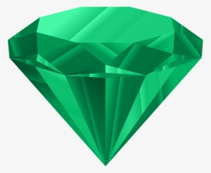 Green Diamond Png Clip Art Image - Emerald Green Diamond