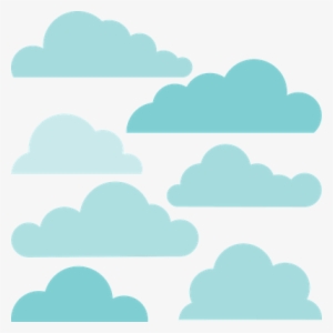 Cute Cloud Outlines - Cute Cloud Png