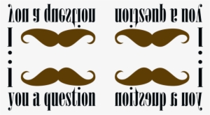 3drose Ps Creations - I Moustache You A Question Hipster