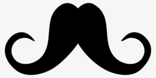 Moustache Silhouette Beard Goatee Hair - Mustache Clipart