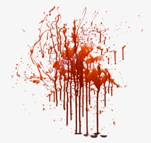 Blood Stain Png - Blood Splatter On The Wall
