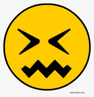 Confounded Face Free Emoji Clip Art - You Got Me - Spencer Parker - 12"