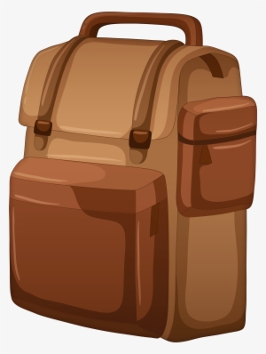 Brown Backpack Png Clip Art