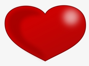Red Glossy Valentine Heart Png Transparent Library - Valentines Day Cartoon Heart