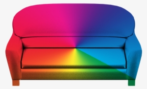 Couch-rainbow - Brockhampton Rainbow Couch