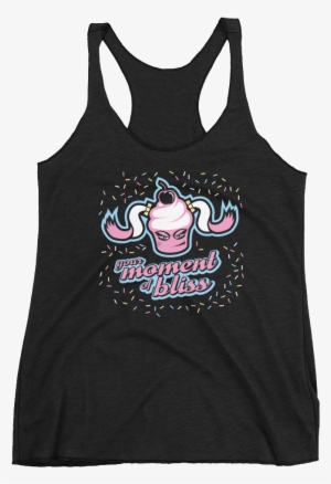 Alexa Bliss "cupcake" Women's Racerback - Trick Or Treat Yo'self Fun T-shirt, Halloween Funny